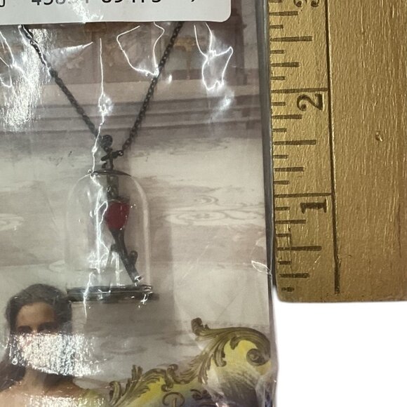 Fantasia‎ Accessories Beauty And The Beast Enchanted Rose Necklace - Picture 3 of 4